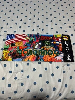 Buc-ee’s COLORADO Graphic Switch Mat - Vibrant Multicolor